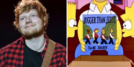 Ed Sheeran is going to star in The Simpsons and here’s how he’ll look