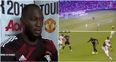 Romelu Lukaku scores his first Manchester United goal but people only want to talk about one thing