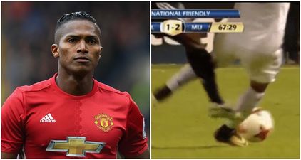 Antonio Valencia got one of the most bizarre red cards you’ll ever see