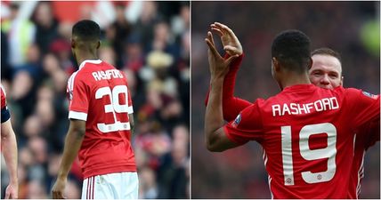 The reason Marcus Rashford went from No. 39 to No. 19 at Manchester United