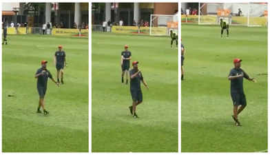 Watch: Jürgen Klopp ‘tells chanting fans to shut up’ during training session