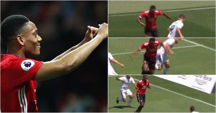 Anthony Martial wrecks Real Madrid defence to set up Jesse Lingard goal