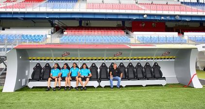 Czech football team’s new dugout is a can of beer