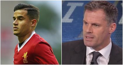 Jamie Carragher explains how he thinks the Philippe Coutinho situation will play out