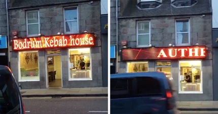 Drop to your knees and worship at the glory of this Aberdeen kebab shop’s ‘CGI’ sign