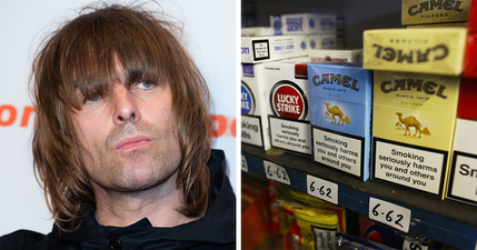 Liam Gallagher got ID’d buying cigarettes and it didn’t take long for someone to get a cracking joke in