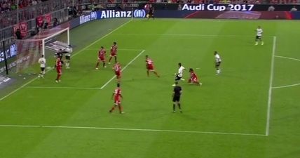 It took the commentators quite a while to figure out that Liverpool goal was disallowed