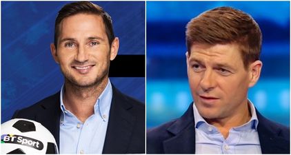 Frank Lampard joins BT Sport and Steven Gerrard cracks the obvious joke