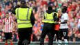 Liverpool’s Sadio Mané had the best reaction after a pitch invader disrupted their recent match