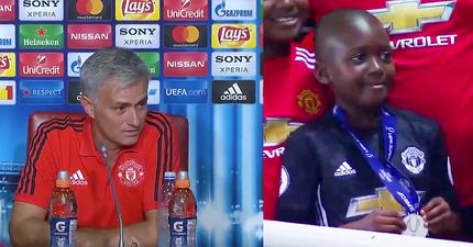 Jose Mourinho explains why he gave his Super Cup runners-up medal to a young fan