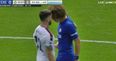 Pissed off David Luiz took his frustration out on Robbie Brady