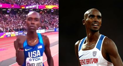 Viewers accuse Mo Farah’s competitor of ‘disrespectful’ gesture ahead of 5000m final