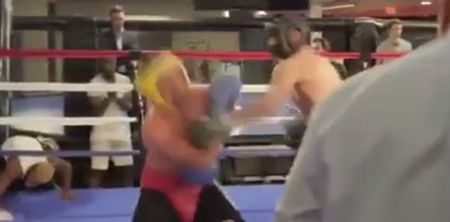 Glimpses of Conor McGregor’s likely gameplan for Mayweather on show in sparring clips