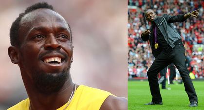 Usain Bolt could finally be getting a run out at Old Trafford for Manchester United legends XI