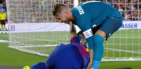 Five seconds that perfectly sum up dark sides of Luis Suarez and Sergio Ramos