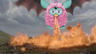 Game of Thrones but with Furbies instead of dragons