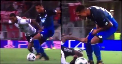 Georginio Wijnaldum got a handful of penis as he tried to dispossess Serge Gnabry