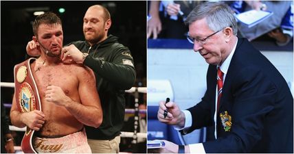 Hughie Fury reveals letter sent by Sir Alex Ferguson ahead of world title fight