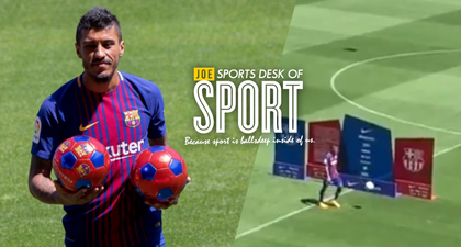 Paulinho can’t shake feeling that failed keepy-uppie will be high point of his Barcelona career