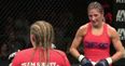 Fighter thanks opponent for not punching her mid-wardrobe malfunction