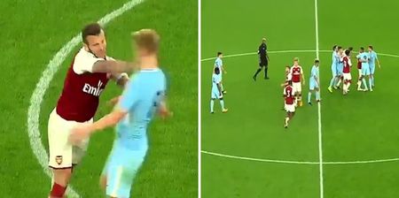 Jack Wilshere sent off for Arsenal’s u23s as tempers fray