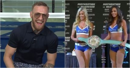 Belt on the line for McGregor vs. Mayweather has not gone down well