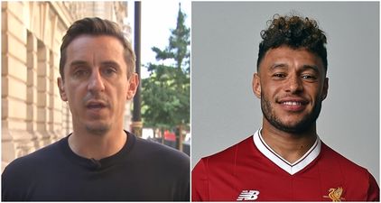 Gary Neville makes a great point about Alex Oxlade-Chamberlain joining Liverpool