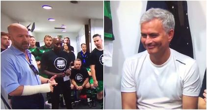 Alan Shearer takes the piss out of Jose Mourinho before the Game 4 Grenfell