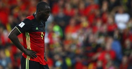 Romelu Lukaku was not a fan of his marker or the Greek supporters on Sunday night