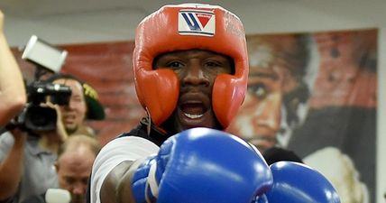 British fighter made Floyd Mayweather storm out of the gym in the summer