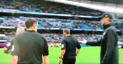 Referee Jon Moss accused of refusing Jurgen Klopp’s olive branch after game