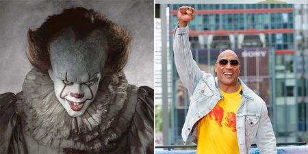 The Rock has declared It to be one of his favourite films of all time, despite that fact it has just come out