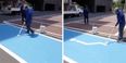 This expert road painter going free-hand is the most satisfying thing you’ll see today