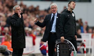 Here’s what was said between Jose Mourinho and Mark Hughes during their heated touchline exchange