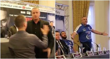 Hughie Fury’s father and Joseph Parker’s promoter involved in bizarre row at press conference