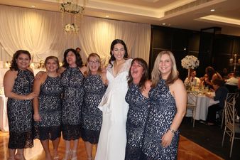 Five important questions about the six women who turned up to a wedding in the same dress