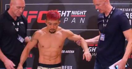 UFC Japan fighter’s weigh-in was one of the scariest in recent memory