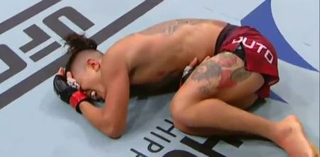 One of the worst groin kicks in UFC history sparks obvious joke