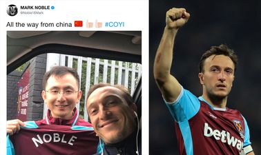 Mark Noble apologises to ‘fake’ account for tweet to fan