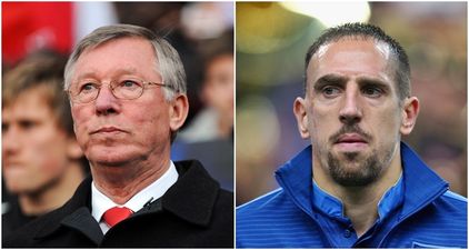 Alex Ferguson made his mind up about Franck Ribery very quickly