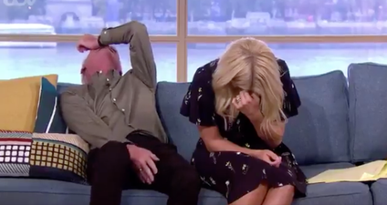 WATCH: Holly Willoughby and Phillip Schofield lose it after orgasm chat leads to unfortunate innuendo