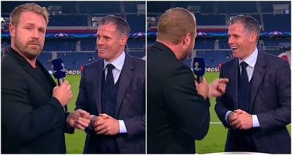 Jamie Carragher loved that he was allowed swear on Danish TV