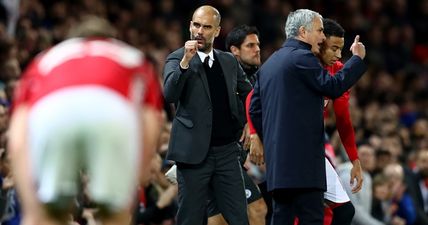 Manchester United fans are none too pleased with Pep Guardiola’s subtle dig