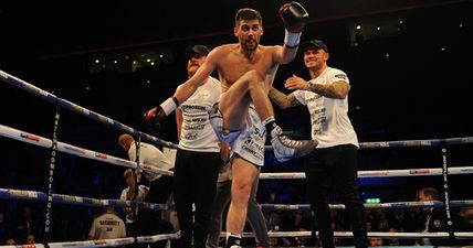 Liverpool’s Rocky Fielding flattens opponent in no time at all