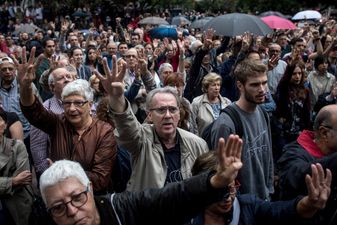 The number of casuaties in Catalonia has risen dramatically to more than 300