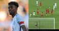 WATCH: Man United fans can’t contain excitement as youngster scores brilliant free-kick for England U-17s