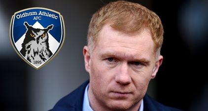 Paul Scholes holds talks about becoming the new Oldham manager