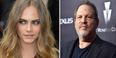 Cara Delevingne is the latest person to say that Harvey Weinstein sexually harassed them