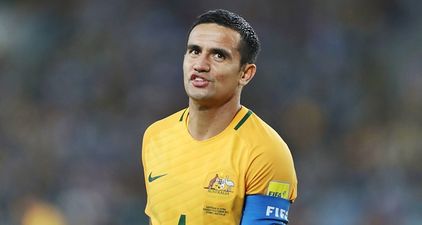 People aren’t happy with Tim Cahill’s celebration in Australia’s World Cup qualifying win