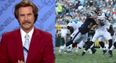 WATCH: NFL commentator produces hilarious Ron Burgundy moment live on air